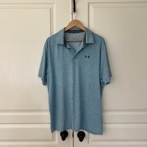 Under Armour Men's Light Blue Polo Shirt